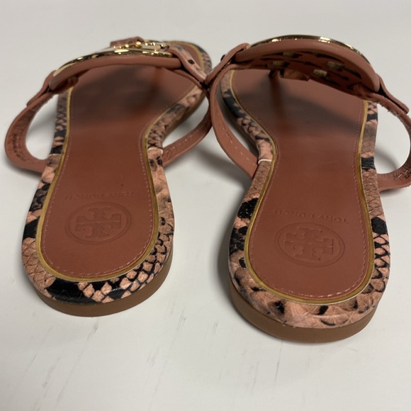New! Tory Burch Snake Print Metal Millers
Size: 5.5, No Box - Picture 6 of 8